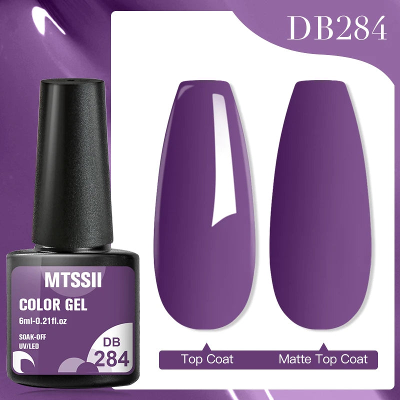Mtssii Dried Flower Gel Nail Polish - Natural Flower Fairy Series 5ml Semi Permanent