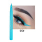 Waterproof Rainbow Matte Colorful Liquid Eye Liner Pencil - White Pink Long-Lasting
