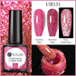 UR SUGAR 7.5ml Reflective Glitter Gel - Pink Sequins Nail Polish Semi-Permanent