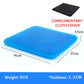 Honeycomb Gel Seat Cushion - Breathable Pressure Relief for Back and Tailbone Pain