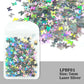 Holographic Nail Art Glitter - 2g Laser Star & Butterfly Sequins Flakes