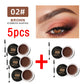 Matte Brown Black Wild Eyebrow Cream - 3D Natural Tint Gel Wax Waterproof Lasting