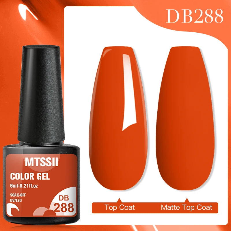 Mtssii Dried Flower Gel Nail Polish - Natural Flower Fairy Series 5ml Semi Permanent