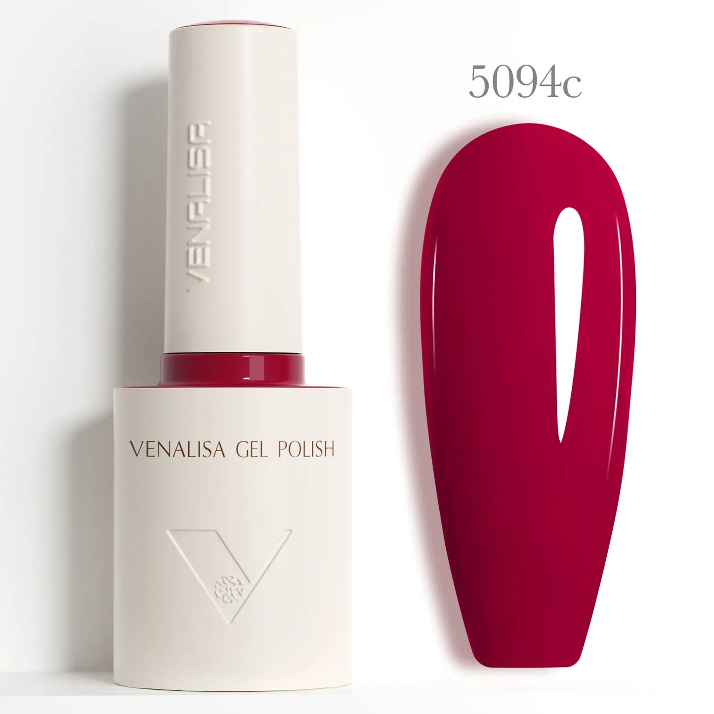 Venalisa V6 Nail Gel Polish - HEMA Free TPO Free 10ml Ultra Red Cat Eye Diamond Top