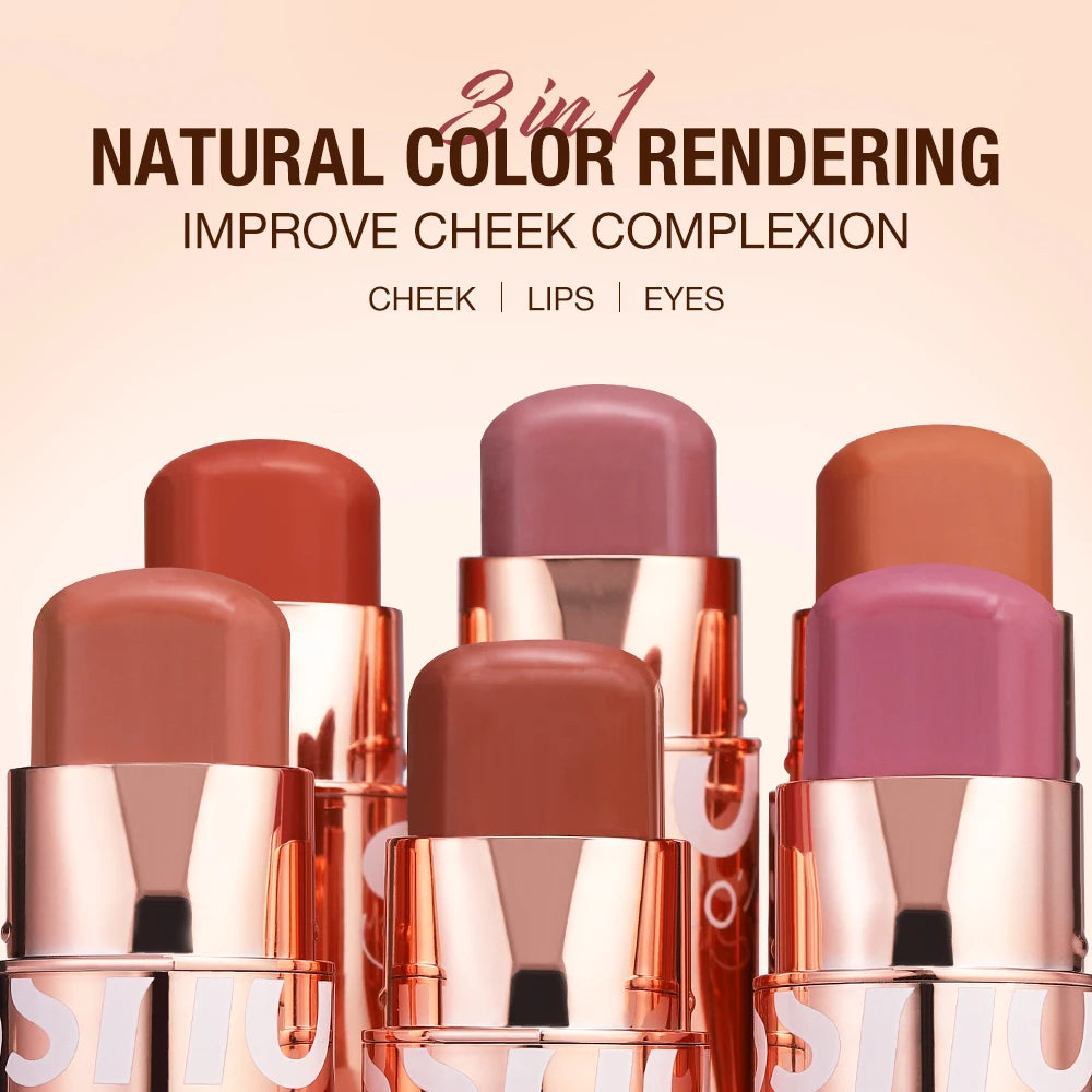 Wholesale O.TWO.O Blush Stick - High Pigmented Blusher Cream Multi-Use Makeup