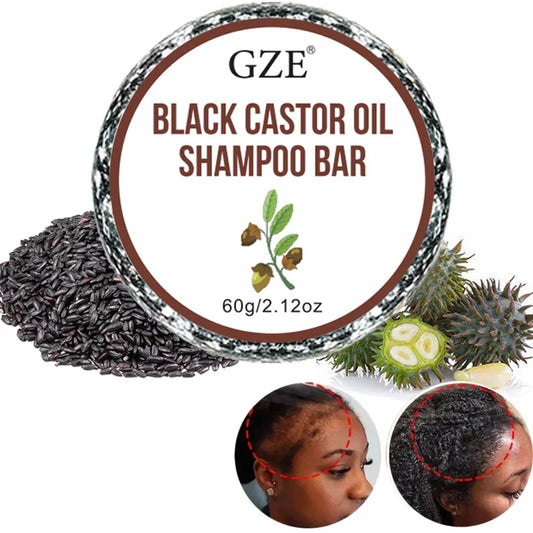 Jamaica Black Castor Oil Shampoo Bar - Thickening & Strengthening Treatment for Dry, Curly & 4C Hair