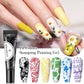 BORN PRETTY 8ml Stamping Gel Polish - Black White Gold Silver Nail Printing Gel