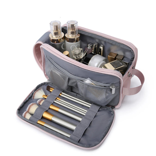 BAGSMART Waterproof Travel Toiletry Bag - Lightweight Dopp Kit for Men and Women