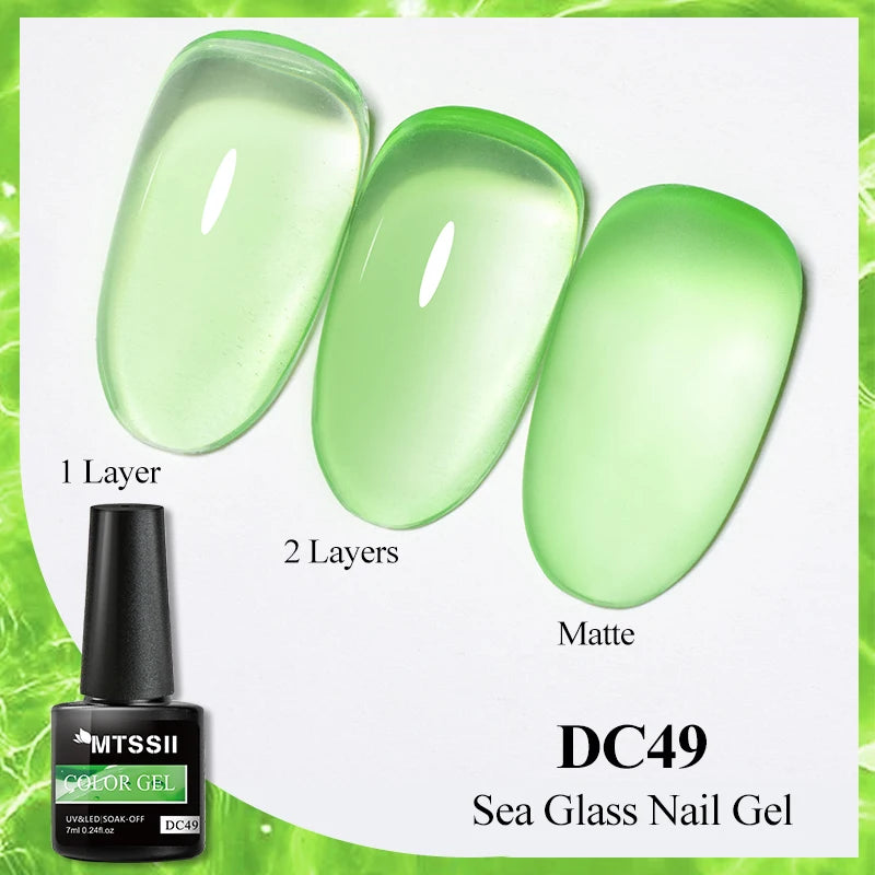 Mtssii Dried Flower Gel Nail Polish - Natural Flower Fairy Series 5ml Semi Permanent