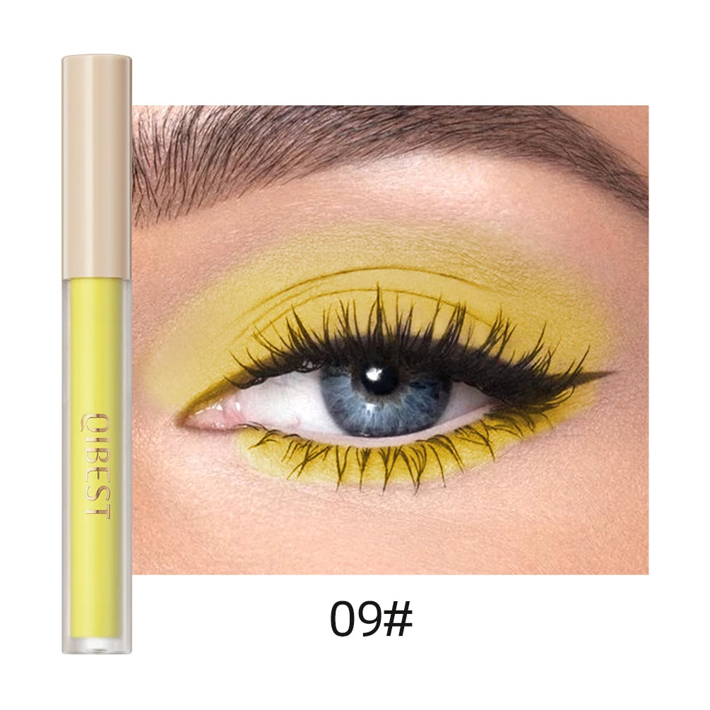 QIBEST 8 Color Matte Liquid Eyeshadow Stick - Waterproof Long-Lasting Metallic Pigment