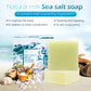 Sea Salt Soap Bar - Whitening and Moisturizing Face and Body Cleanser for Acne Treatment
