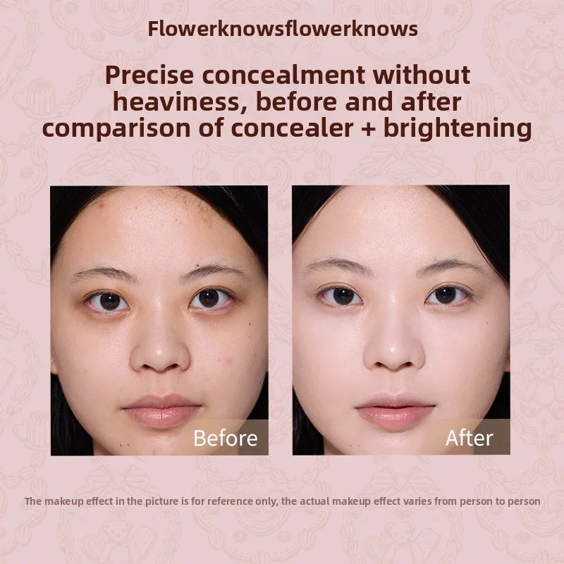 FLOWER KNOWS THE SWEETIE BEAR 4-Color Concealer Palette - Full Coverage Contouring