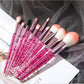 10 Piece Makeup Brush Set - Professional Nylon Cosmetic Brush Collection