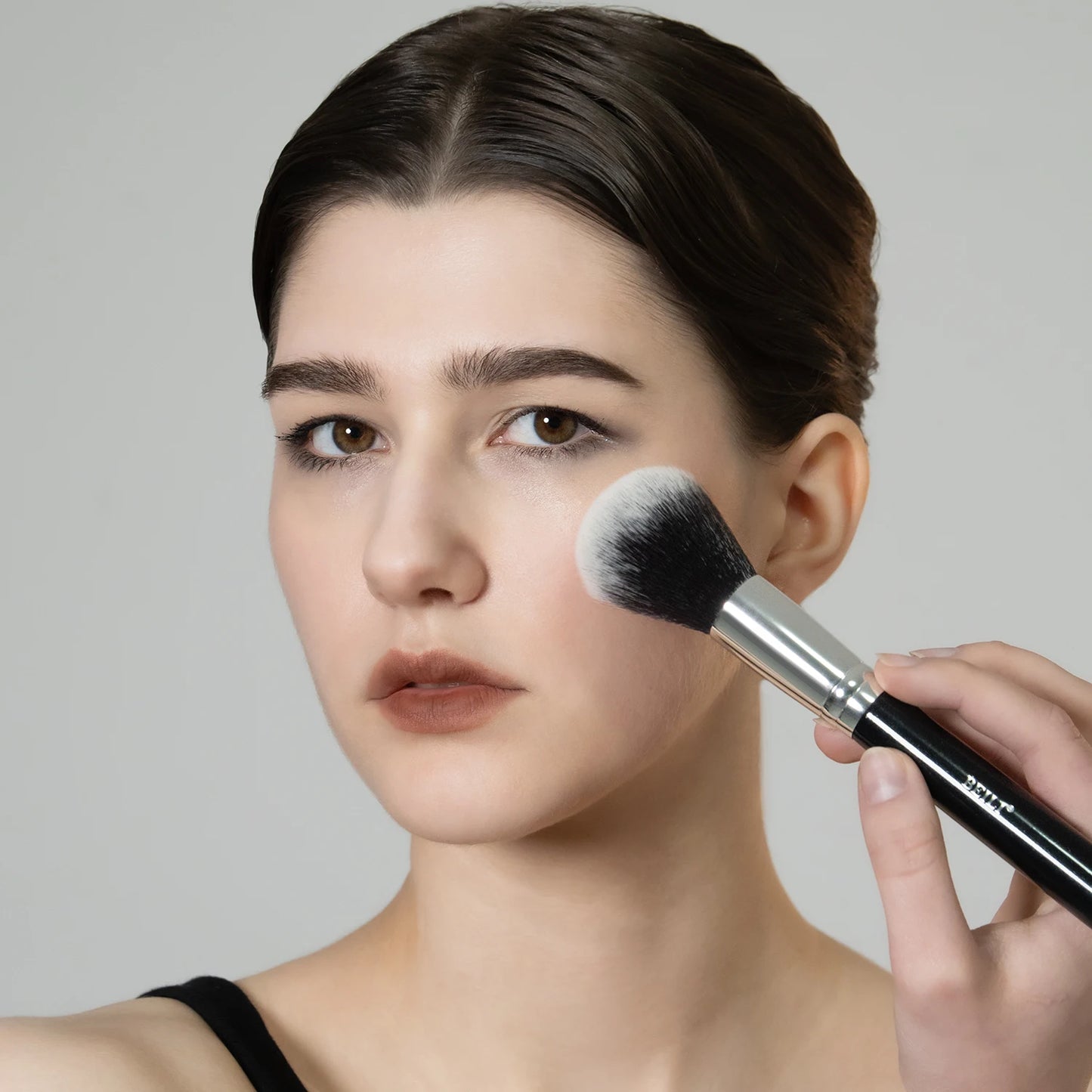 BEILI Black Makeup Brush Set - 30 Piece Professional Natural Goat Fiber Hair Set