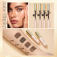 4 Colors Long Lasting Waterproof Eyebrow Mascara Cream - Eye Brow Shadow with Brush