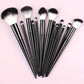 13 Piece Makeup Brush Set - Soft Fluffy Eye Shadow Foundation Blush Highlighter Collection