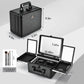 11 inch Travel Makeup Train Case with LED Mirror - 3 Color Adjustable Brightness