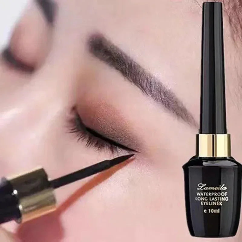 Ultra-Fine Liquid Eyeliner Pen - Long-Lasting Waterproof Formula for Precise Lines