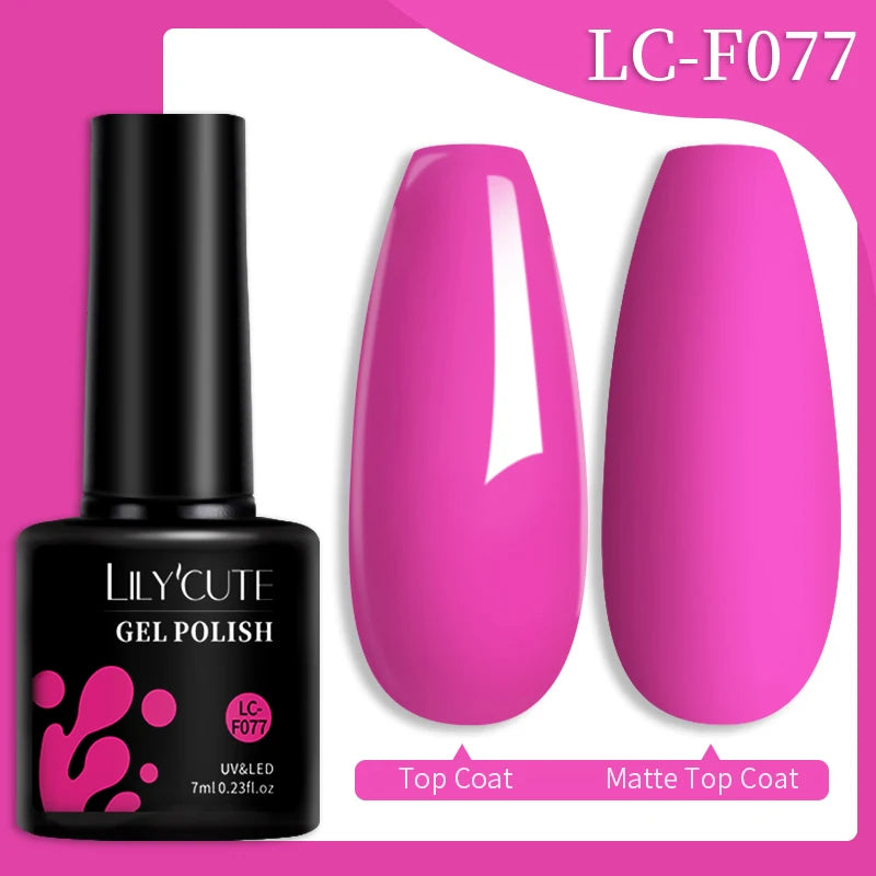 LILYCUTE 7ml 9D Cat Magnetic Gel Nail Polish - Iridescent Semi Permanent UV LED Gel Varnish