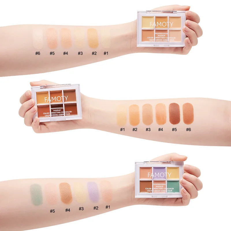 Moisturizing Multicolor Concealer Palette - Cover Dark Circles Acne Marks Full Coverage