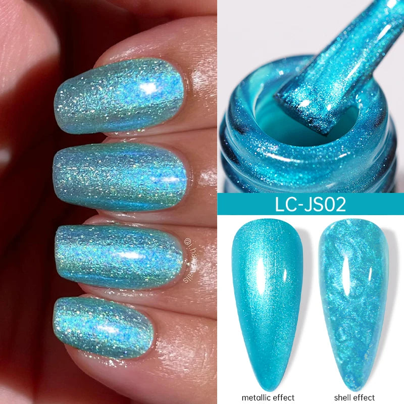 LILYCUTE 7ML Thermal Gel Nail Polish - Ultra-Thin Temperature Color Changing UV Gel