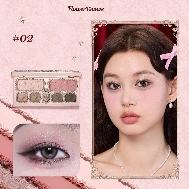 Flowerknows Strawberry Cupid Facial Complexion Palette