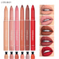 12 Colors Pink Velvet Matte Lipstick Pen - Waterproof Long-Lasting Lip Liner Pencil