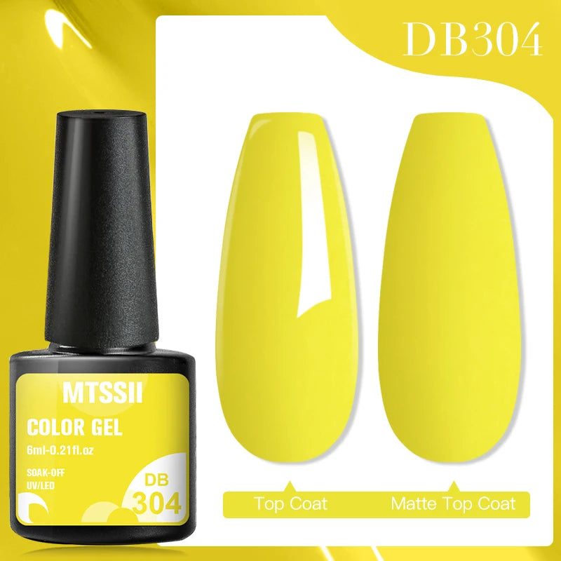 Mtssii Dried Flower Gel Nail Polish - Natural Flower Fairy Series 5ml Semi Permanent