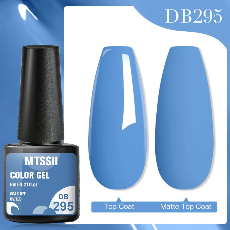 Mtssii Dried Flower Gel Nail Polish - Natural Flower Fairy Series 5ml Semi Permanent
