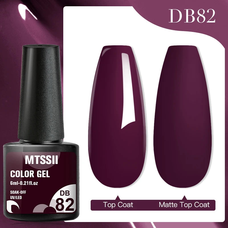 Mtssii Dried Flower Gel Nail Polish - Natural Flower Fairy Series 5ml Semi Permanent