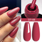 MEET ACROSS 7ml Wine Red Gel Nail Polish - Long-Lasting French Style Gel Varnish
