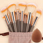 13 Piece Makeup Brush Set - Soft Fluffy Eye Shadow Foundation Blush Highlighter Collection