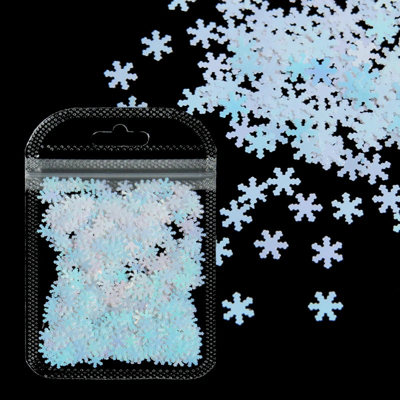 Holographic Nail Art Glitter - 2g Laser Star & Butterfly Sequins Flakes