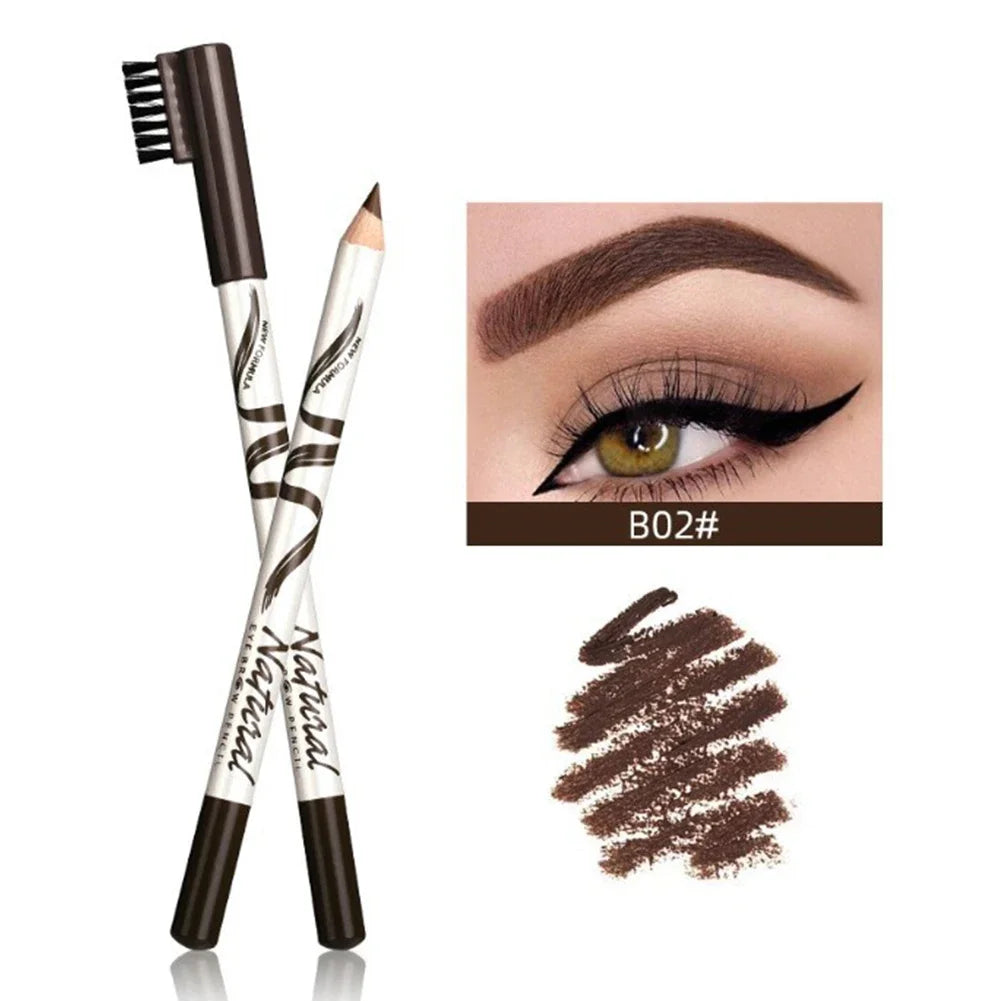 Eyebrow Pencil Waterproof - Eye Brow Eyeliner Pen Long-Lasting Brown