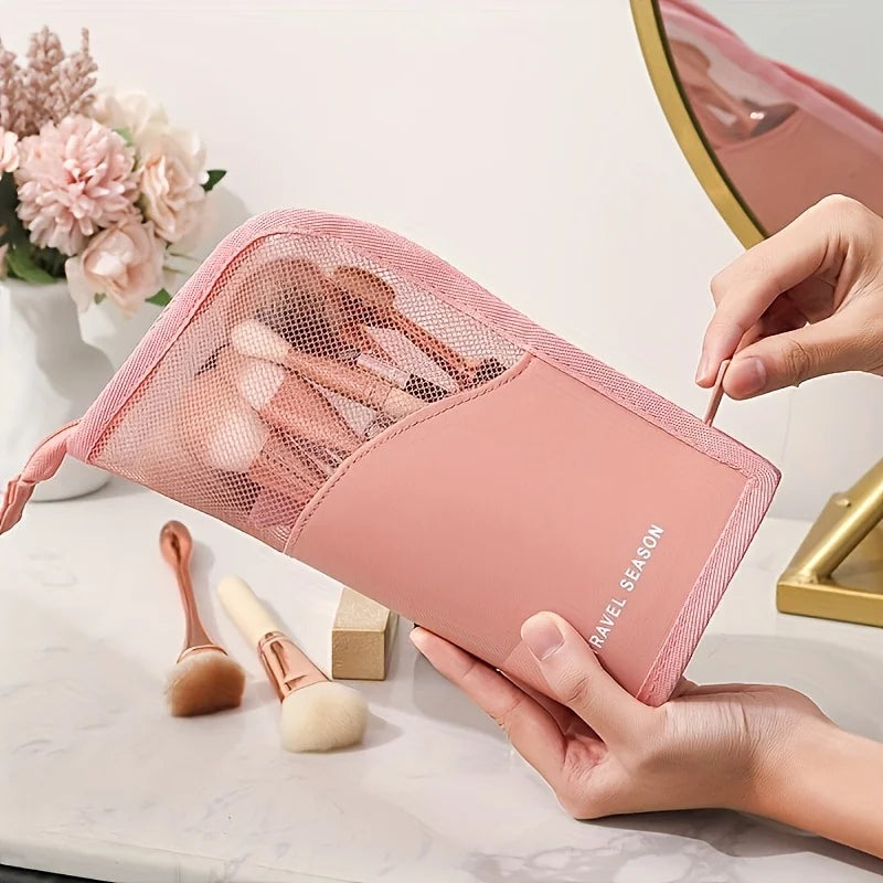 Vertical Eyebrow Pencil Case - Spacious Portable Makeup Organizer