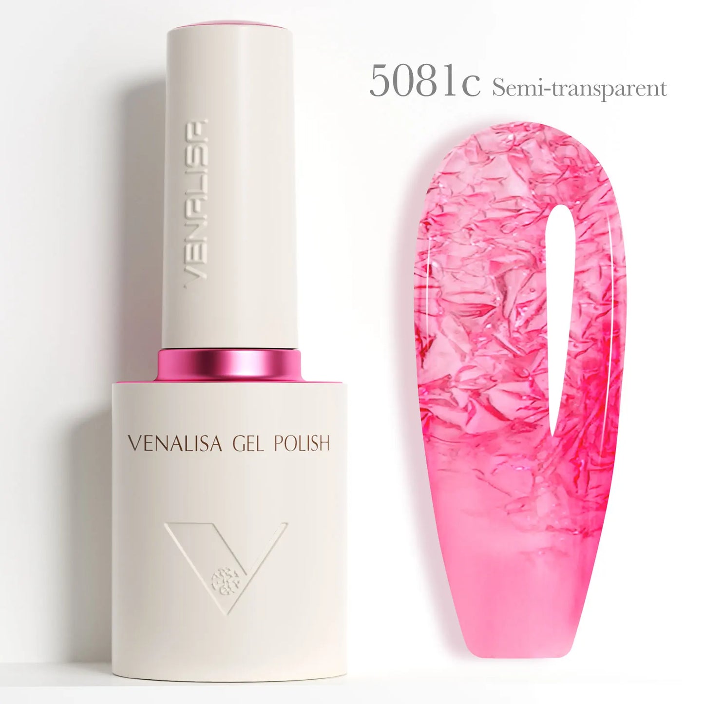 Venalisa V6 Nail Gel Polish - HEMA Free TPO Free 10ml Ultra Red Cat Eye Diamond Top