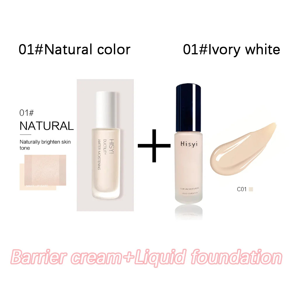 Liquid Foundation Naturally Covers Flaws - Transparent Plain Face Cream Conceals Blemishes