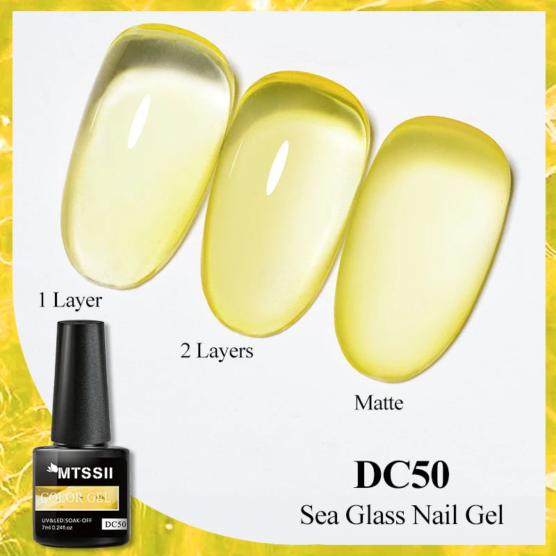 Mtssii Dried Flower Gel Nail Polish - Natural Flower Fairy Series 5ml Semi Permanent