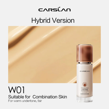 CARSLAN Long-Lasting Moisture Matte Liquid Foundation - Full Coverage Concealer