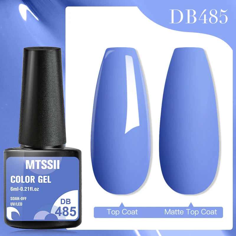 Mtssii Dried Flower Gel Nail Polish - Natural Flower Fairy Series 5ml Semi Permanent
