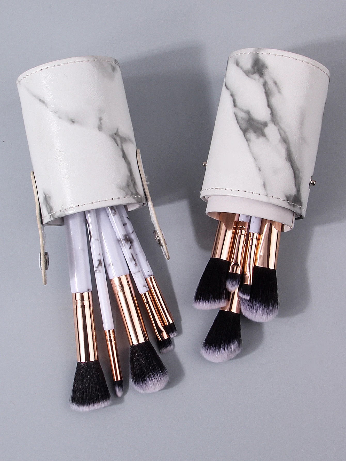 Marble Set Makeup Brush - 11 Piece Soft Hair Blush Eyeshadow Concealer Brush Set