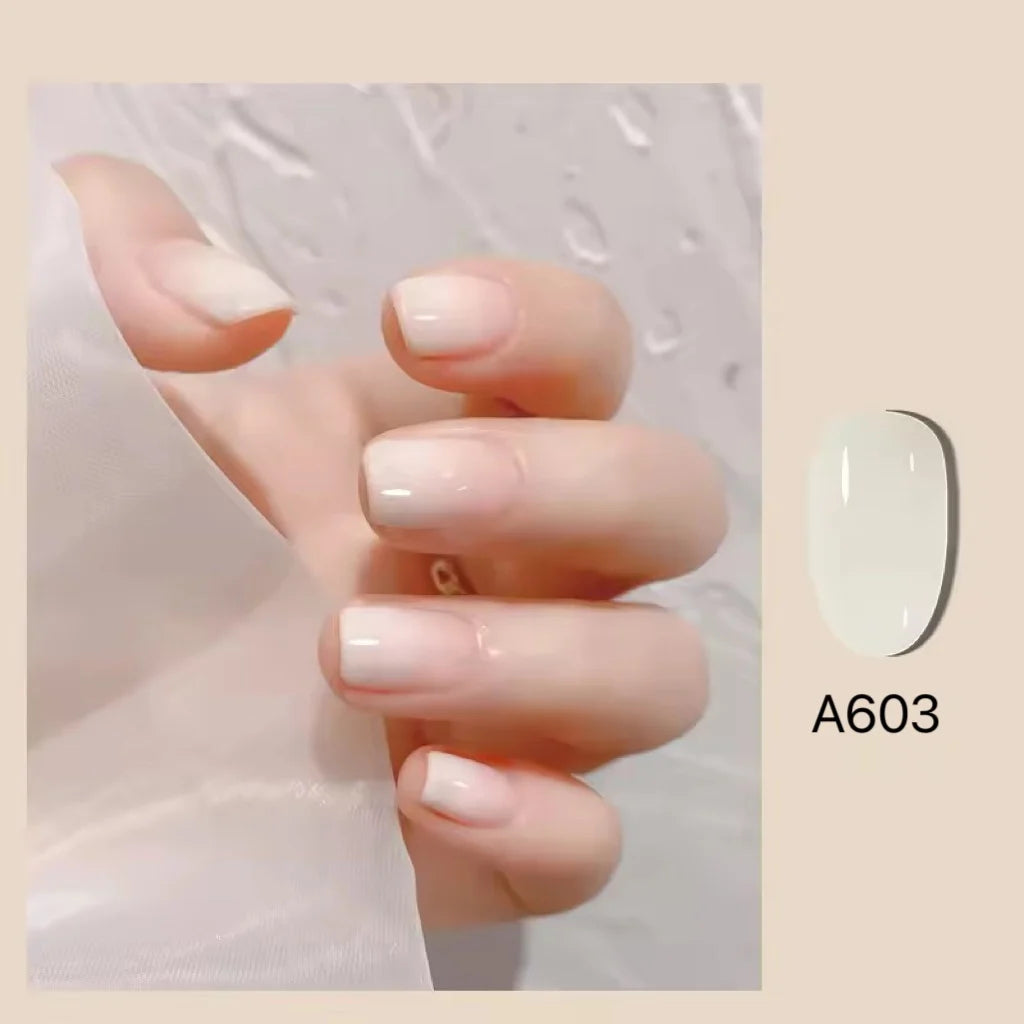 MAYCHAO Transparent Jelly Gel Nail Polish - 7.3ml Semi-Permanent UV LED Gel Varnish