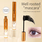 Thick Curly Eye Black Waterproof Mascara - Non Smudging Slim Durable Gold Color