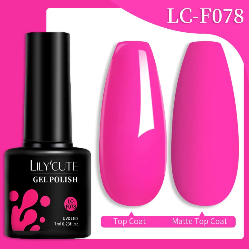 LILYCUTE 7ml 9D Cat Magnetic Gel Nail Polish - Iridescent Semi Permanent UV LED Gel Varnish