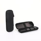 Waterproof Black Makeup Brush Case - Double Zipper Travel Holder