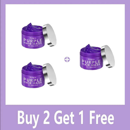 Purple Keratin Hair Mask - Deep Repair Treatment for Damaged, Frizzy & Blonde Hair