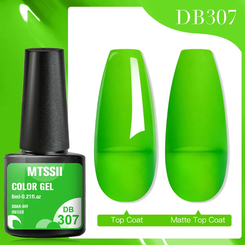 Mtssii Dried Flower Gel Nail Polish - Natural Flower Fairy Series 5ml Semi Permanent