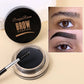 Matte Brown Black Wild Eyebrow Cream - 3D Natural Tint Gel Wax Waterproof Lasting