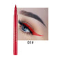 Waterproof Rainbow Matte Colorful Liquid Eye Liner Pencil - White Pink Long-Lasting