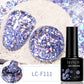 LILYCUTE 7ml 9D Cat Magnetic Gel Nail Polish - Iridescent Semi Permanent UV LED Gel Varnish